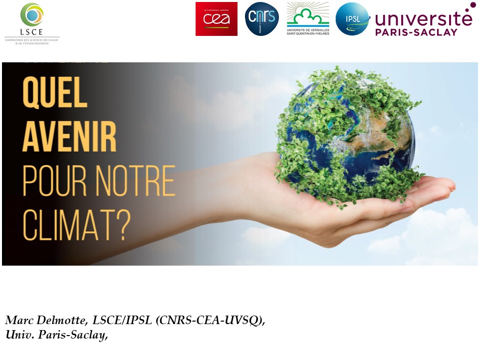 Quel avenir pour notre climat ? Fête de la science